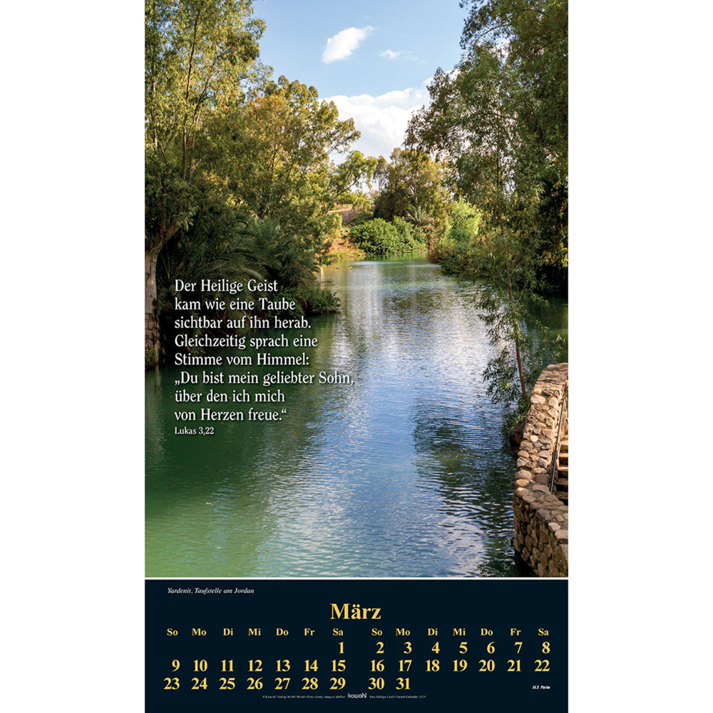 Bild: 9783754870051 | Das Heilige Land 2025 | Israel-Kalender | Willi Krebber | Kalender