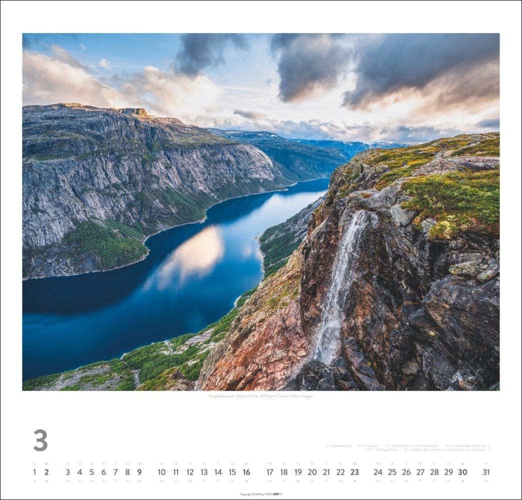 Bild: 9783839900956 | Norwegen Kalender 2025 - Im Land der Mitternachtssonne | Kalender