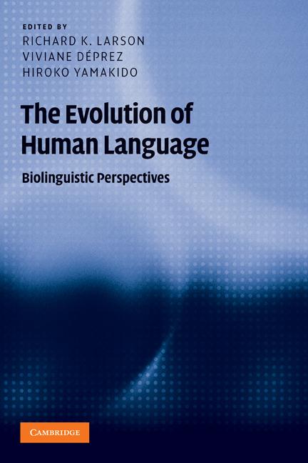 Cover: 9780521736251 | The Evolution of Human Language | Richard K. Larson (u. a.) | Buch