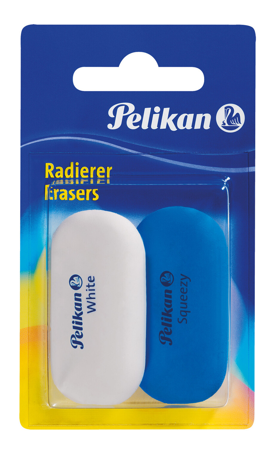 Cover: 4012700621191 | Pelikan Radierer Blue &amp; White aus Kunststoff, 2er Set | 621193 | 2021