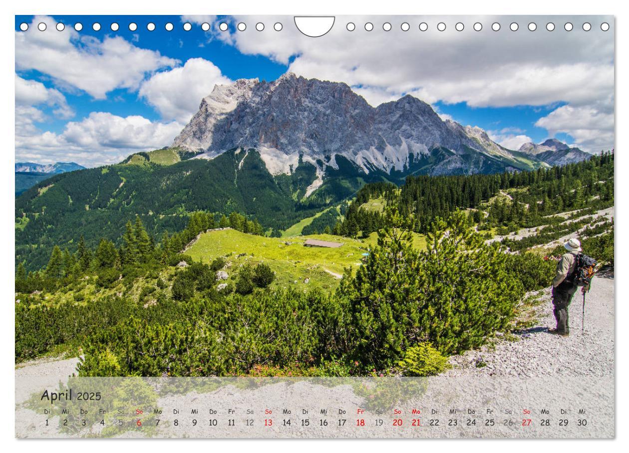 Bild: 9783435317219 | Naturparadies Zugspitzarena (Wandkalender 2025 DIN A4 quer),...