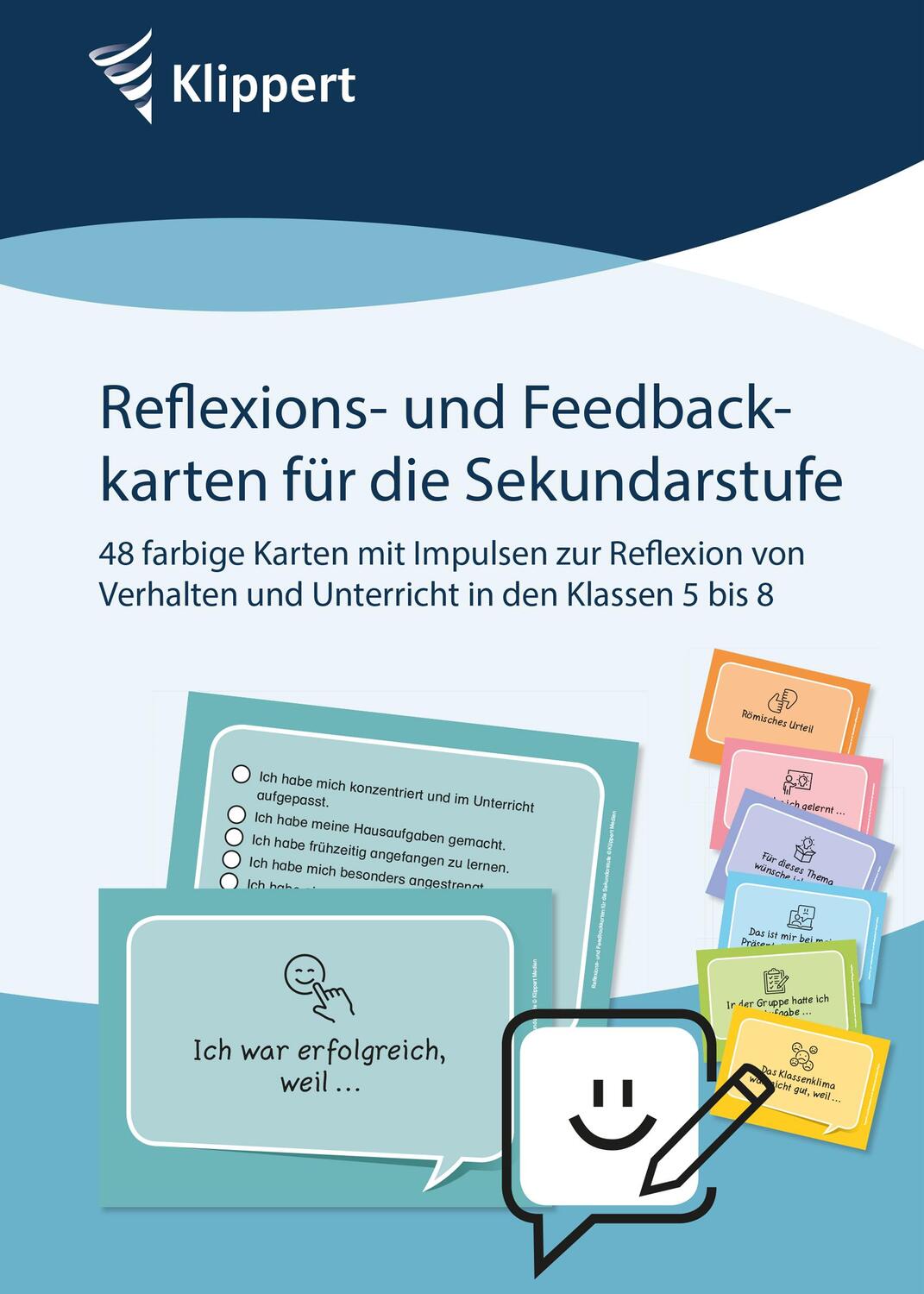 Cover: 9783403090175 | Reflexions- und Feedbackkarten Sekundarstufe | Stück | Sonstige | 2020