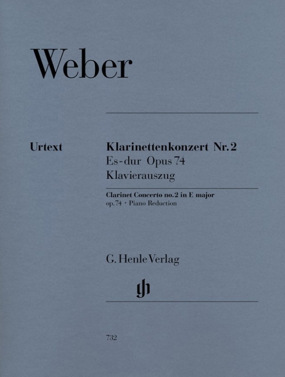 Cover: 9790201807324 | Clarinet Concerto No. 2 E Flat Major Op. 74 | Klavierauszug | Buch