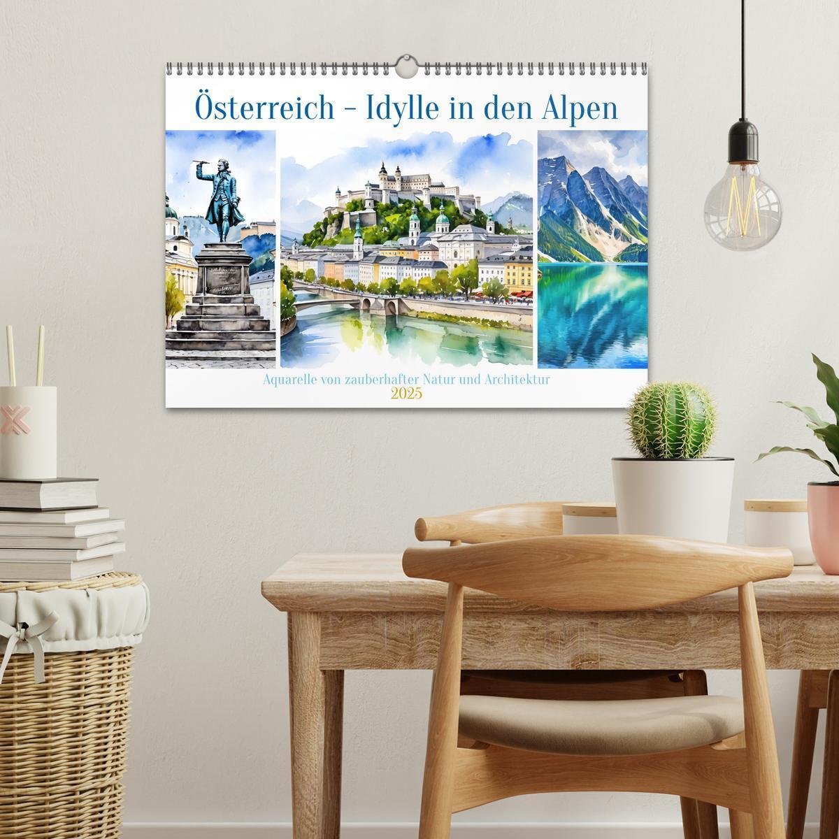 Bild: 9783457177976 | Österreich - Idylle in den Alpen (Wandkalender 2025 DIN A3 quer),...