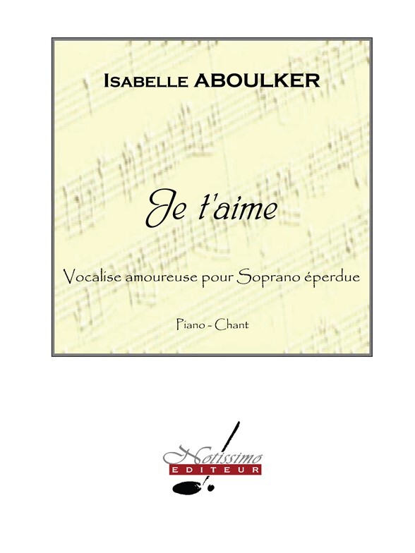 Cover: 9790560383422 | Je T'Aime | Isabelle Aboulker | Buch | Alphonse Leduc