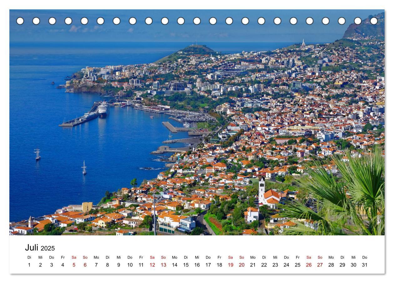 Bild: 9783435446728 | Funchal - Die Hauptstadt von Madeira (Tischkalender 2025 DIN A5...