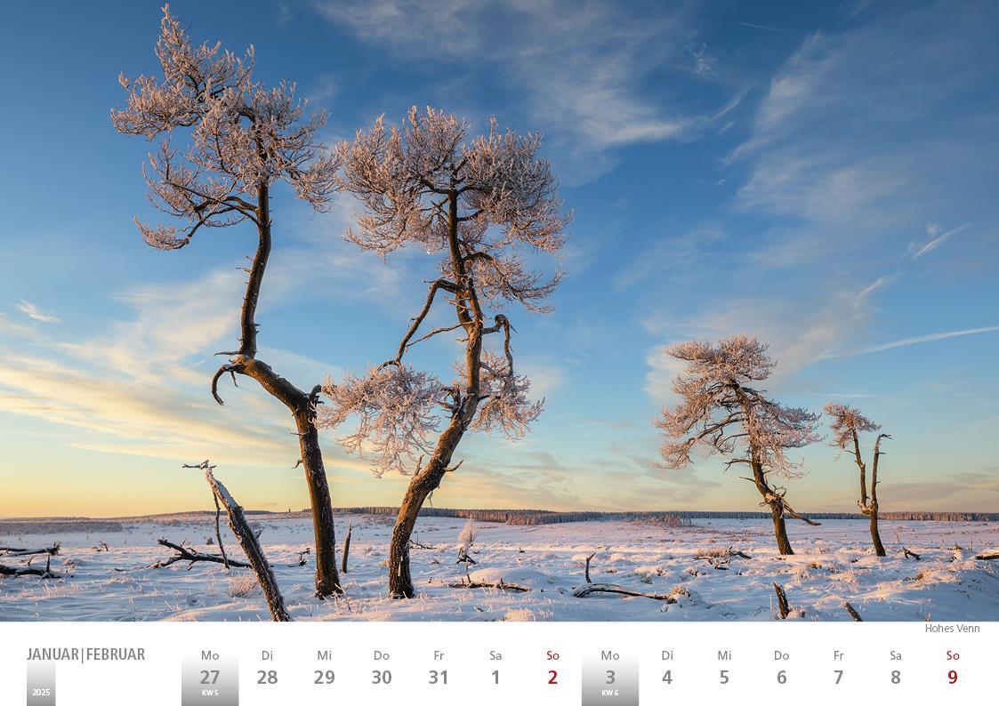 Bild: 9783965352056 | Die Eifel in Wort und Bild 2025 Bildkalender A4 quer, 28 Bilder auf...