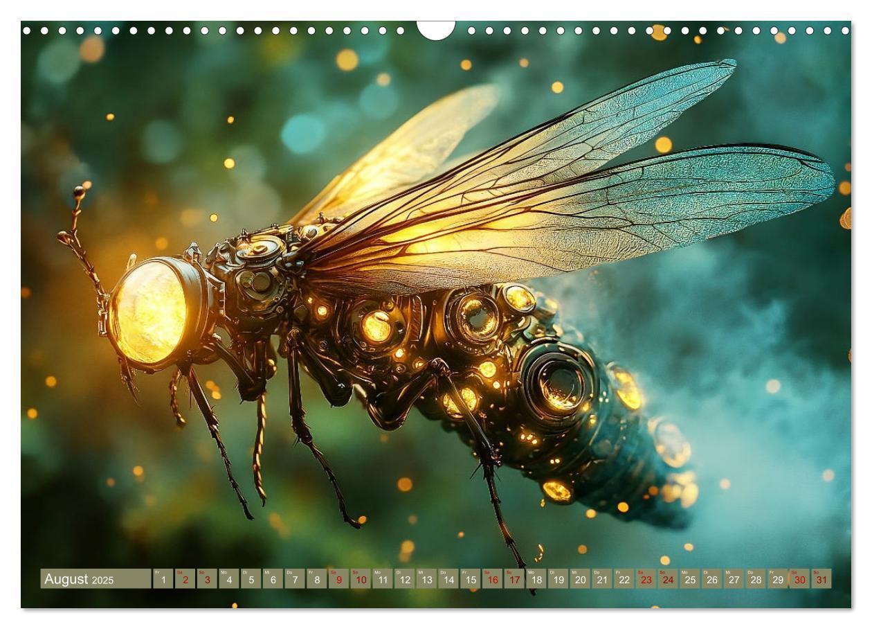 Bild: 9783457185766 | Die fantastische Welt der Steampunk-Insekten (Wandkalender 2025 DIN...