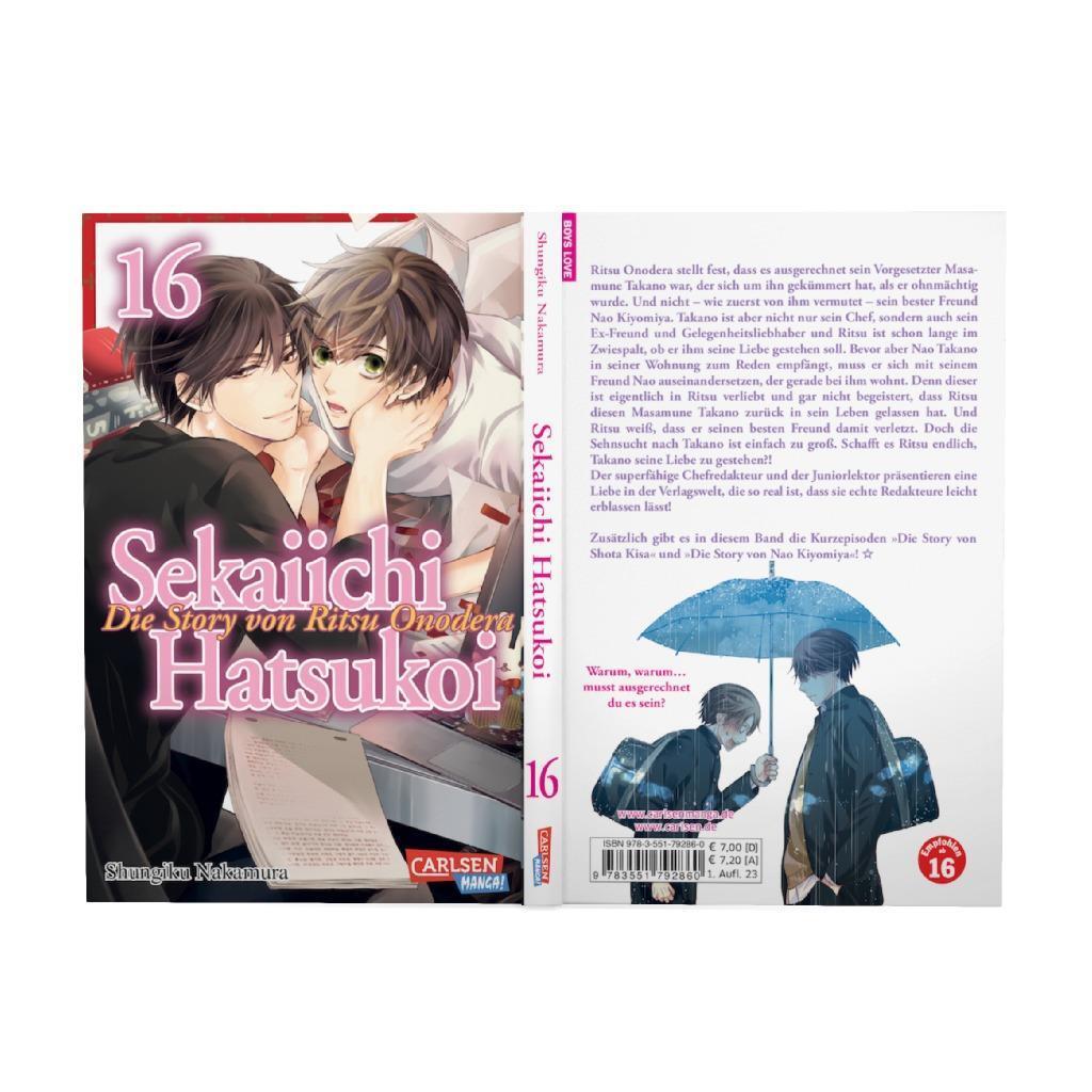 Bild: 9783551792860 | Sekaiichi Hatsukoi 16 | Boyslove-Story in der Manga-Redaktion | Buch