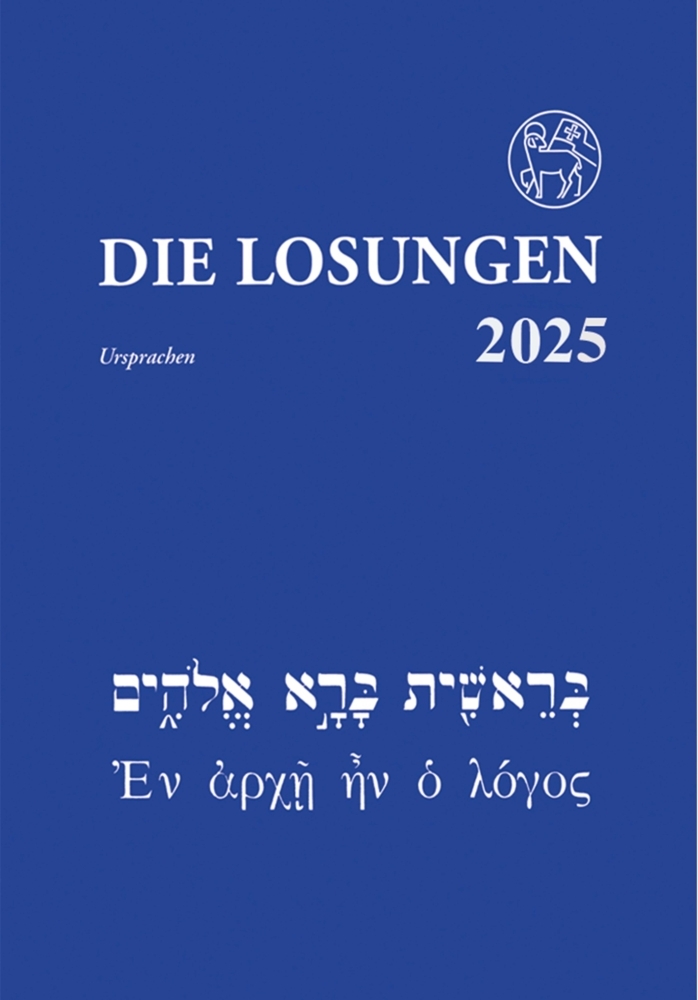 Cover: 9783724526896 | Die Losungen in der Ursprache 2025 | Herrnhuter Brüdergemeine | Buch