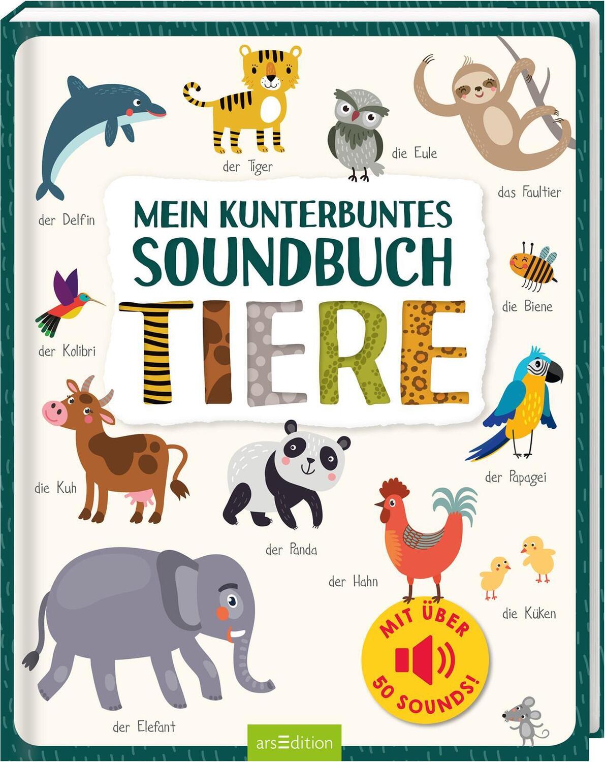 Cover: 9783845833927 | Mein kunterbuntes Soundbuch - Tiere | Mit über 50 Sounds | Buch | 2019