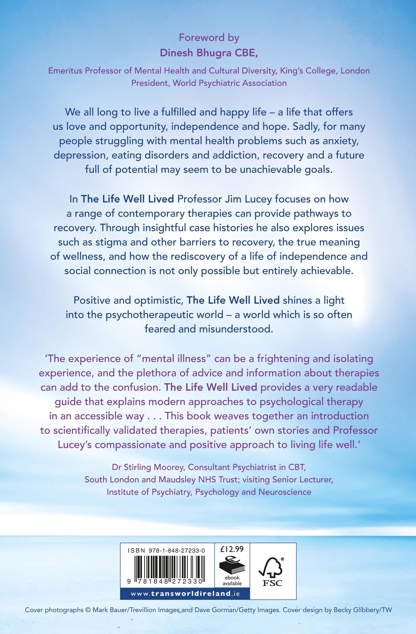 Rückseite: 9781848272330 | The Life Well Lived | Therapeutic Paths to Recovery and Wellbeing