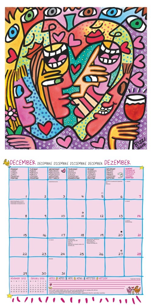 Bild: 4002725994073 | N NEUMANNVERLAGE - James Rizzi 2025 Broschürenkalender, 30x30cm,...