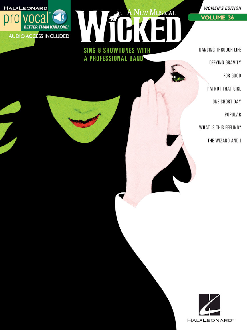 Cover: 884088253172 | Wicked | Pro Vocal Woman's Edition Volume 36 | Stephen Schwartz | 2008