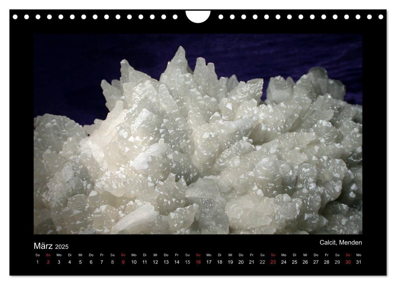 Bild: 9783435770052 | Mineralien aus dem Sauerland (Wandkalender 2025 DIN A4 quer),...