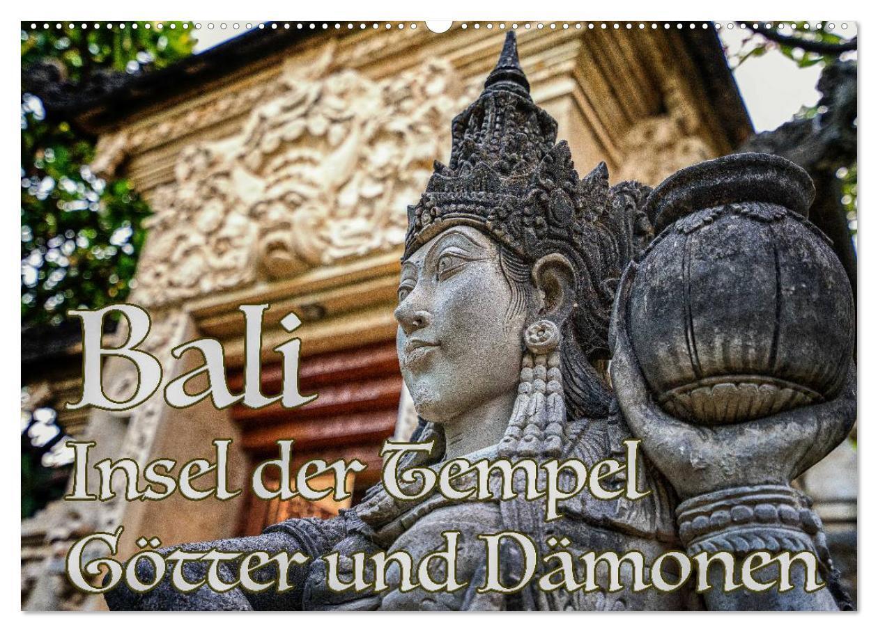 Cover: 9783435513734 | Bali - Insel der Tempel, Götter und Dämonen (Wandkalender 2025 DIN...