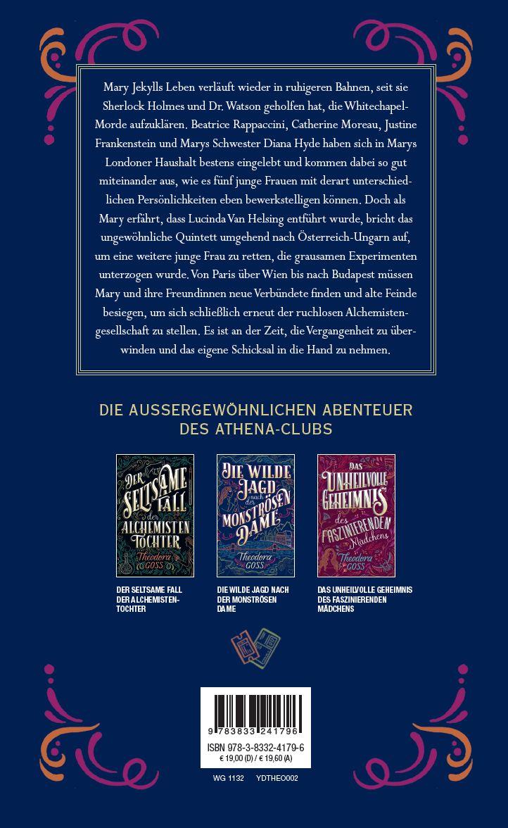 Rückseite: 9783833241796 | Die wilde Jagd nach der Monströsen Dame | Theodora Goss | Taschenbuch