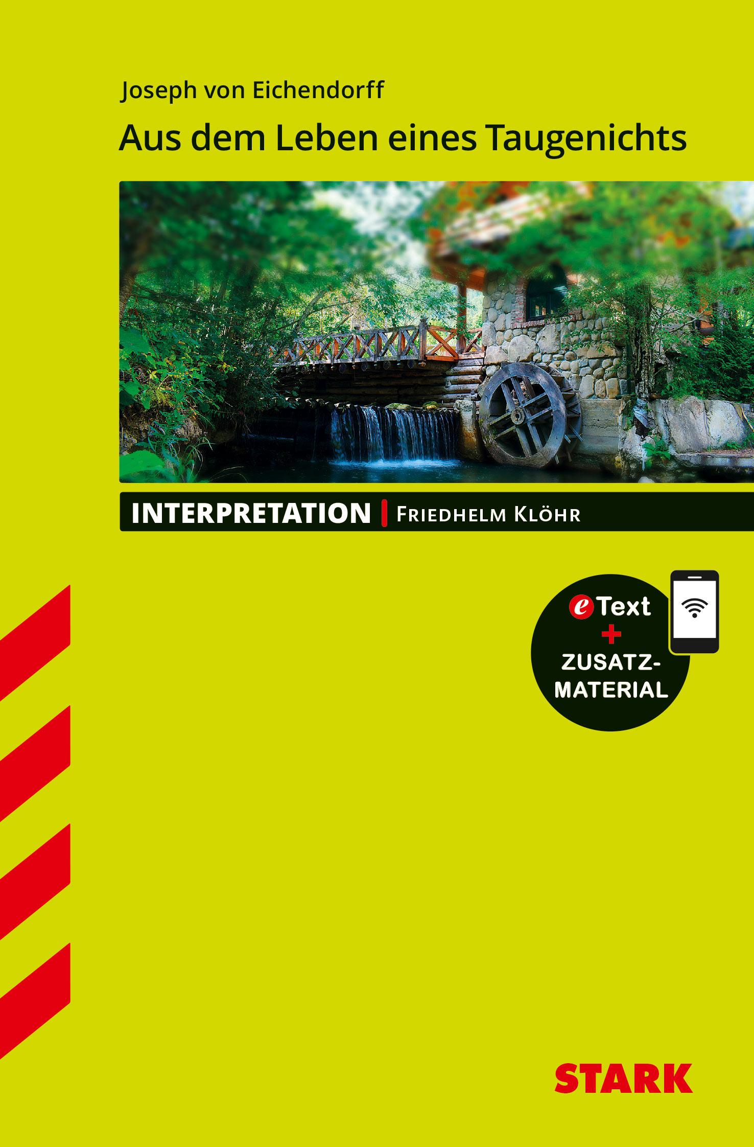 Cover: 9783849032357 | STARK Interpretationen Deutsch - Joseph von Eichendorff: Aus dem...