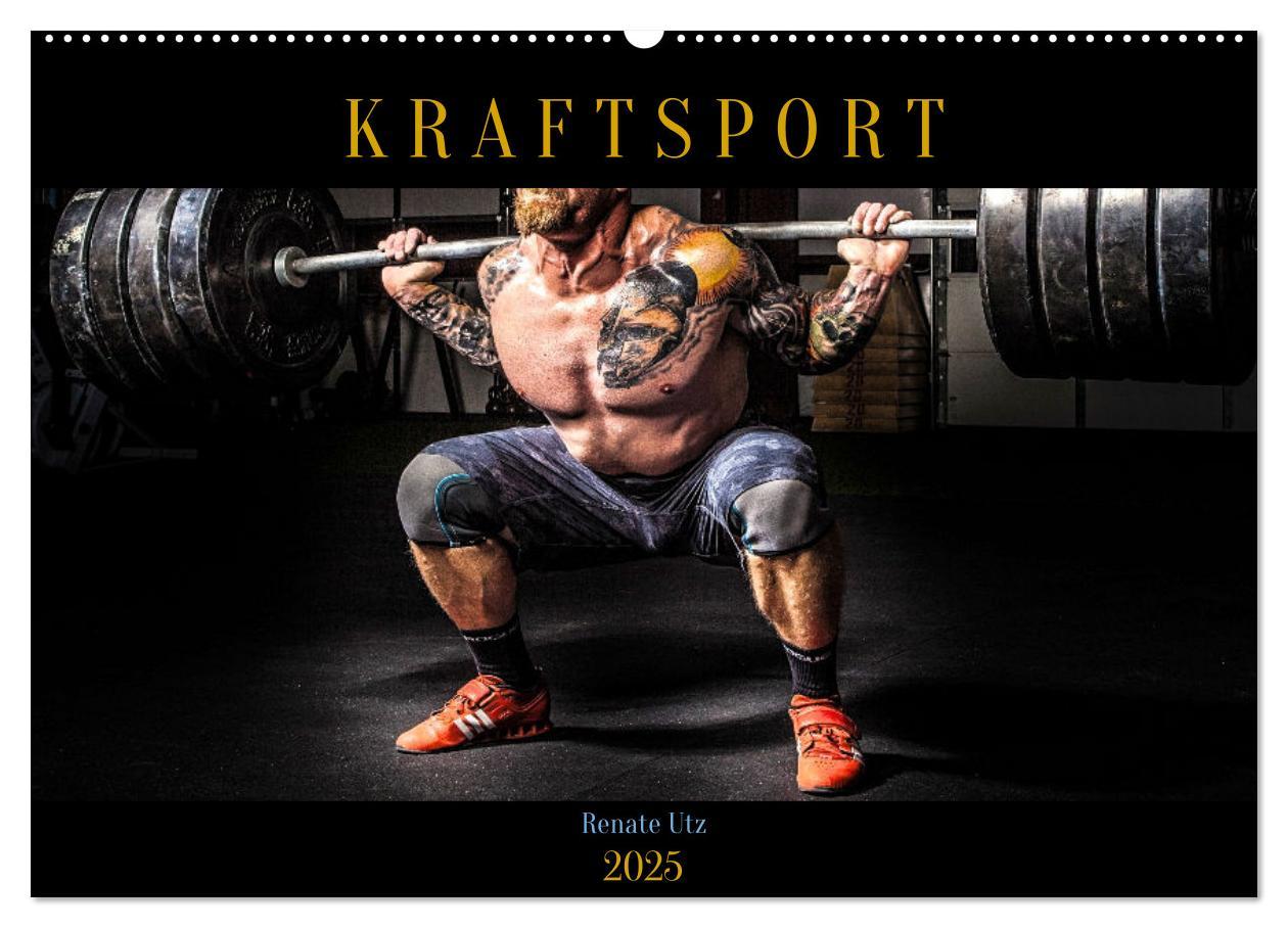 Cover: 9783383998577 | Kraftsport (Wandkalender 2025 DIN A2 quer), CALVENDO Monatskalender