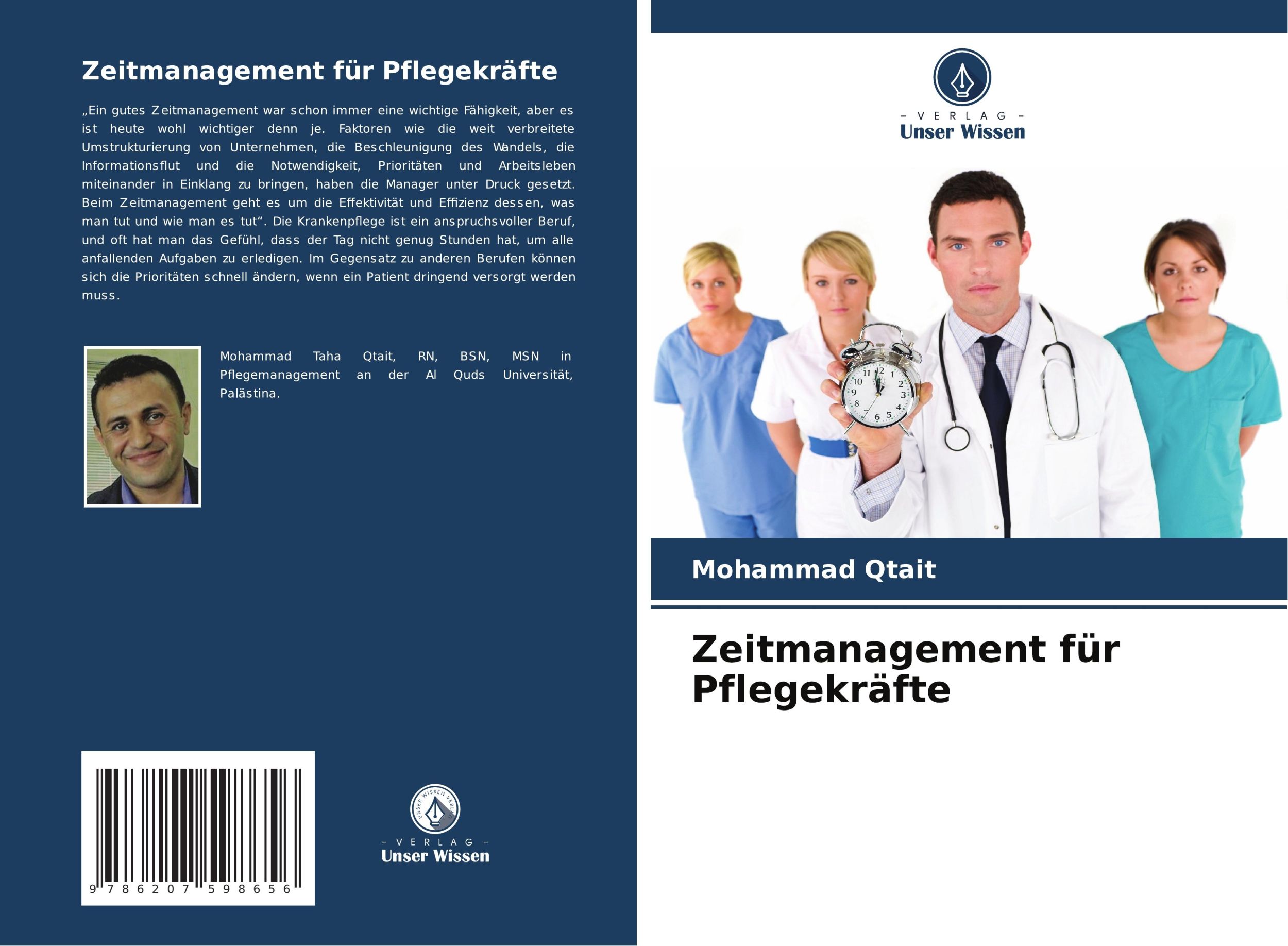 Cover: 9786207598656 | Zeitmanagement für Pflegekräfte | Mohammad Qtait | Taschenbuch | 52 S.