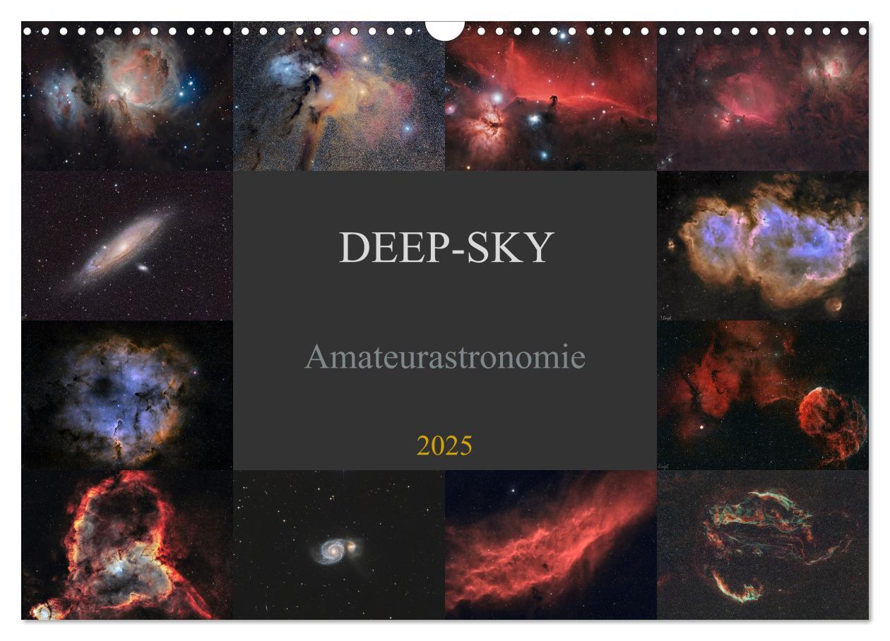 Cover: 9783457194379 | Deep-Sky Amateurastronomie (Wandkalender 2025 DIN A3 quer),...