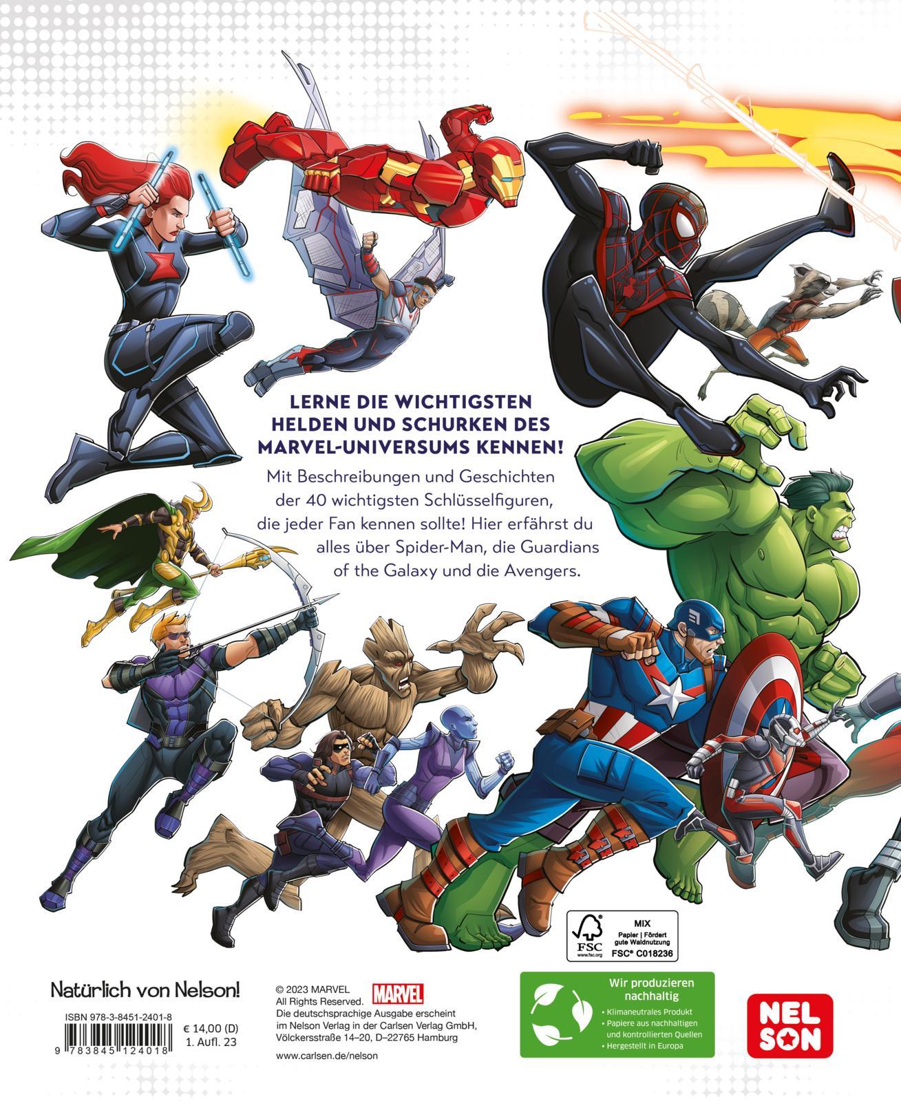 Rückseite: 9783845124018 | Marvel: Das große Marvel-Lexikon | Buch | MARVEL | 144 S. | Deutsch