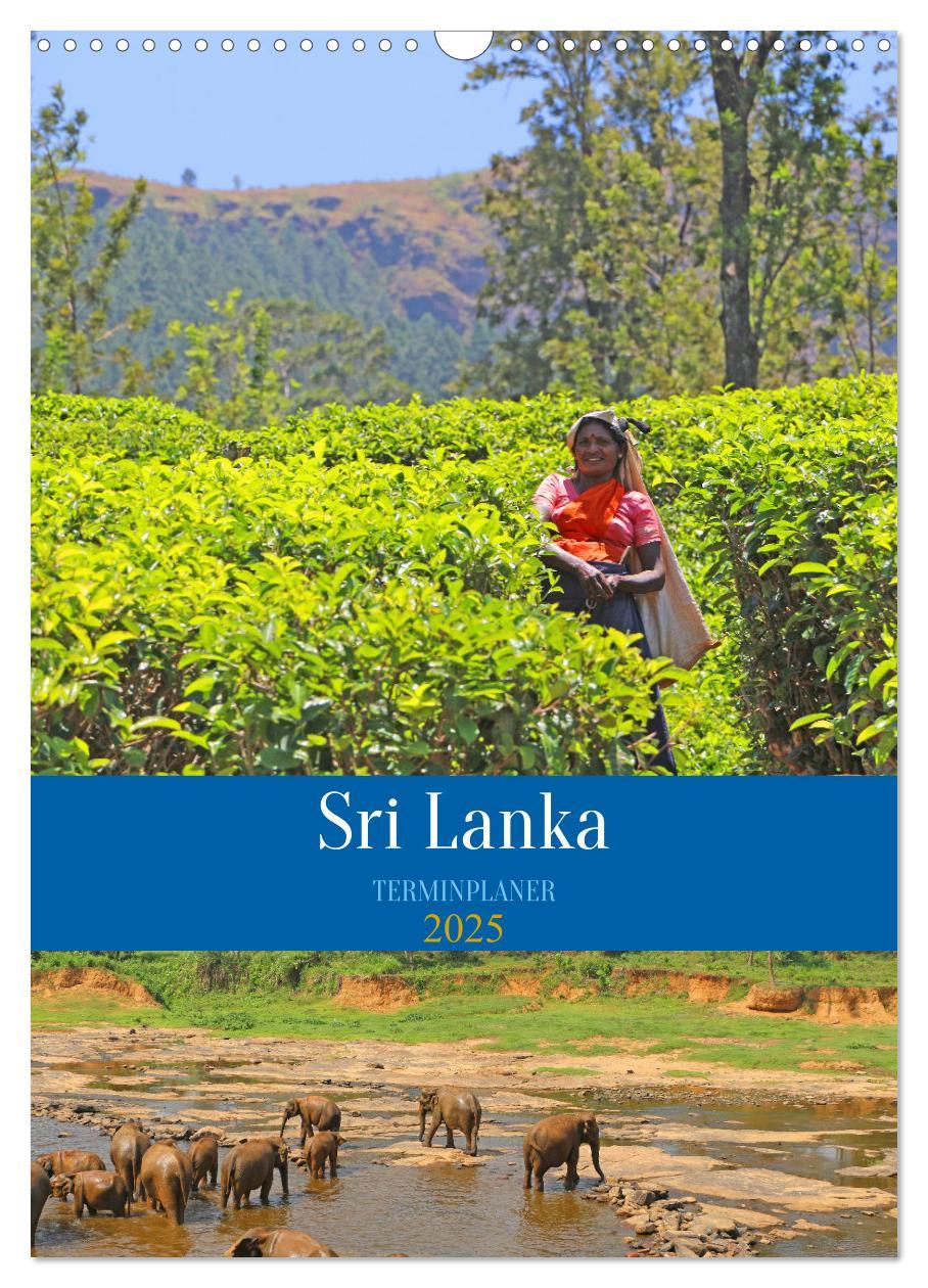 Cover: 9783435884612 | Sri Lanka - Terminplaner (Wandkalender 2025 DIN A3 hoch), CALVENDO...