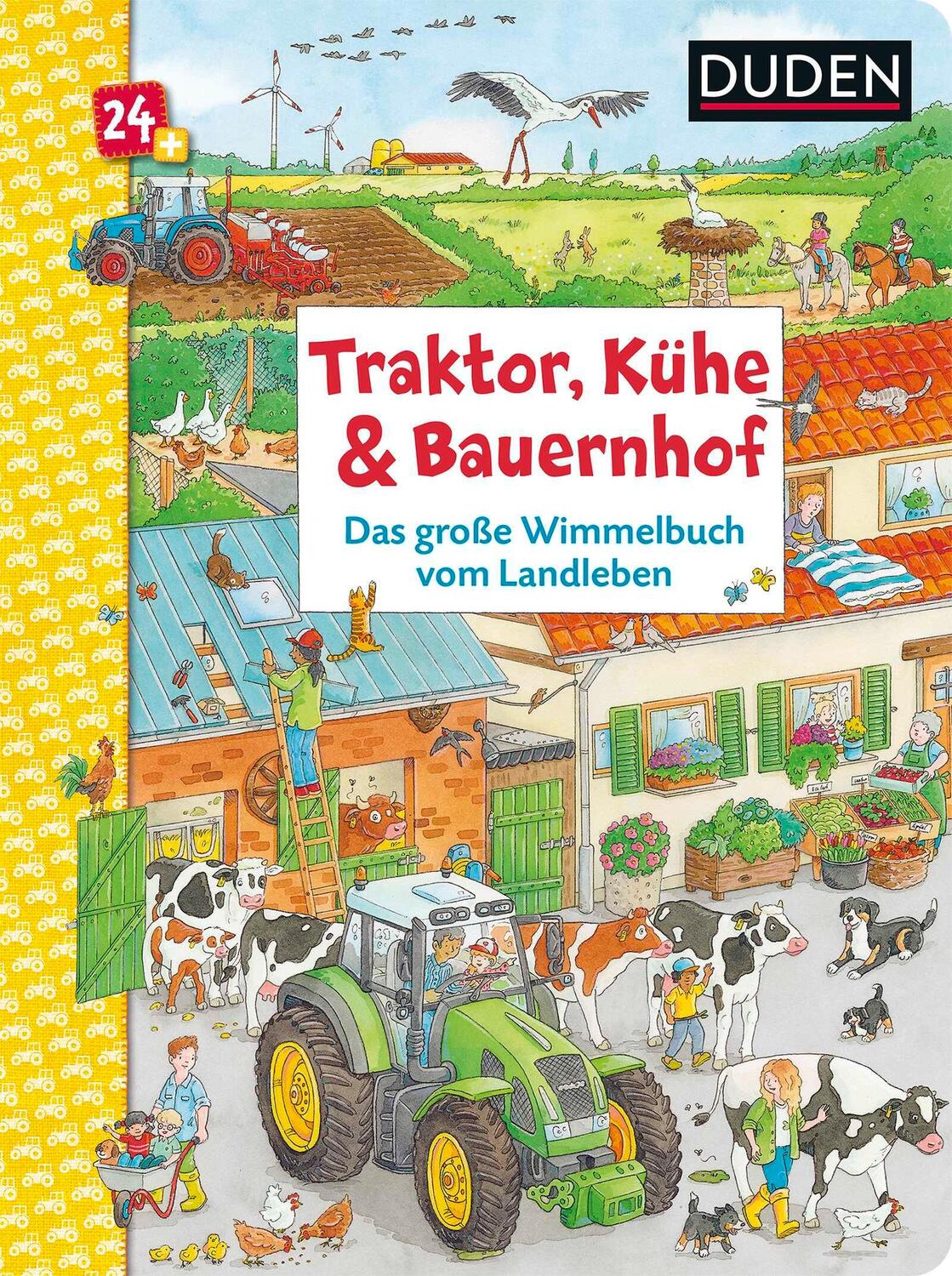 Cover: 9783737336383 | Traktor, Kühe &amp; Bauernhof: Das große Wimmelbuch vom Landleben | Braun