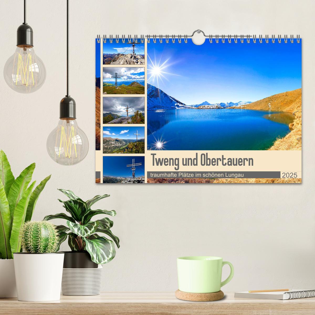 Bild: 9783435158409 | Tweng und Obertauern (Wandkalender 2025 DIN A4 quer), CALVENDO...