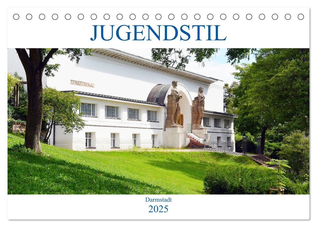 Cover: 9783435355969 | Jugendstil - Darmstadt (Tischkalender 2025 DIN A5 quer), CALVENDO...