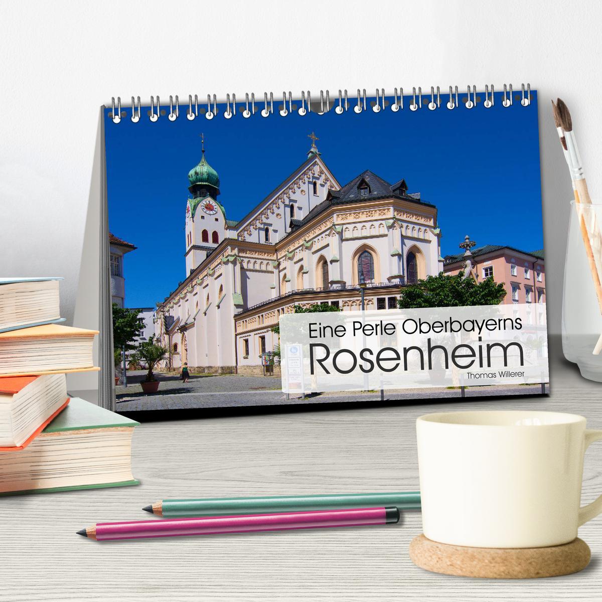 Bild: 9783435442188 | Eine Perle Oberbayerns - Rosenheim (Tischkalender 2025 DIN A5...