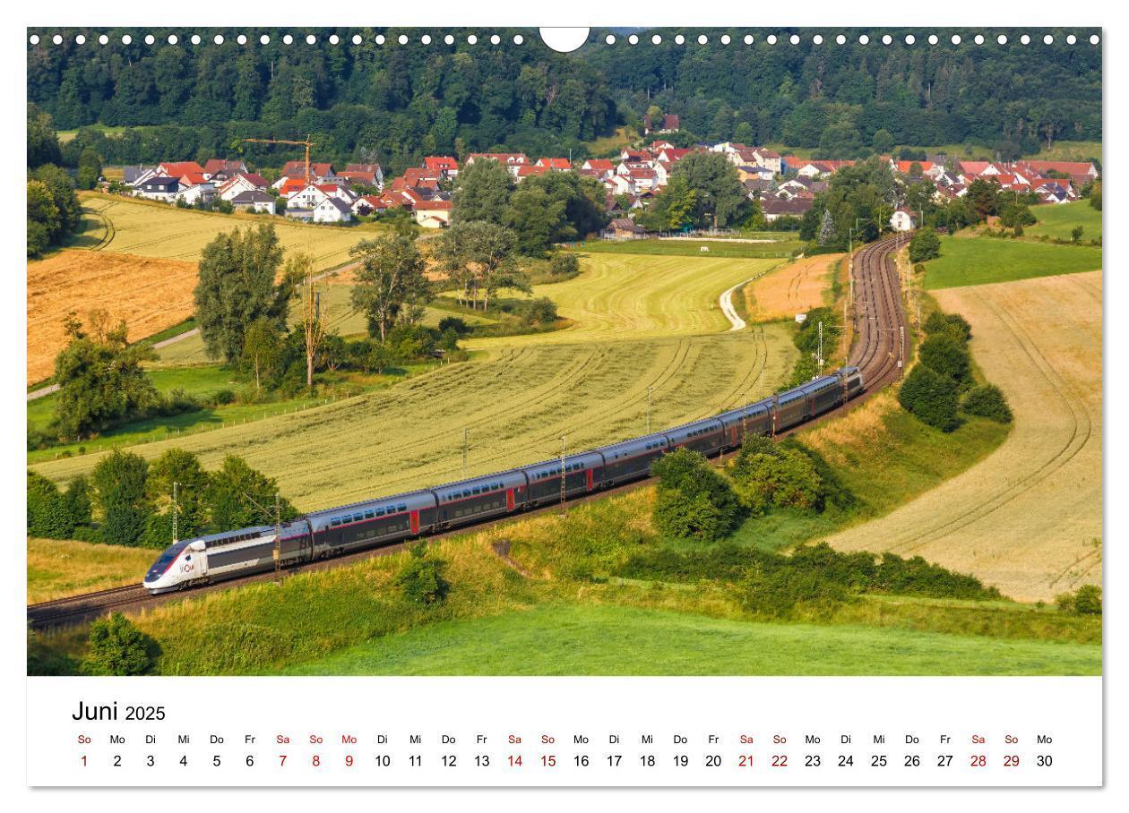 Bild: 9783435035304 | Eisenbahn in Deutschland (Wandkalender 2025 DIN A3 quer), CALVENDO...