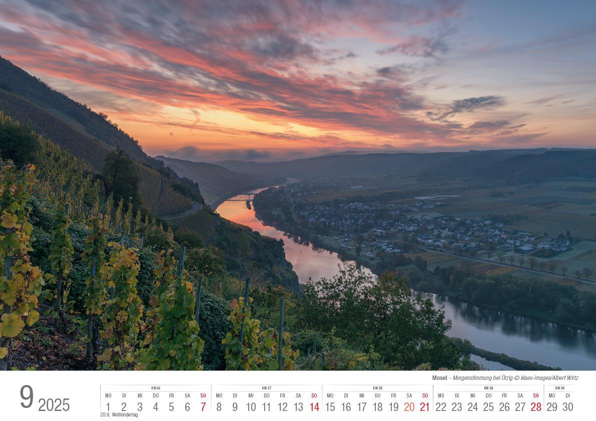 Bild: 9783965352179 | Die Mosel von Trier bis Koblenz 2025 Bildkalender A3 Spiralbindung