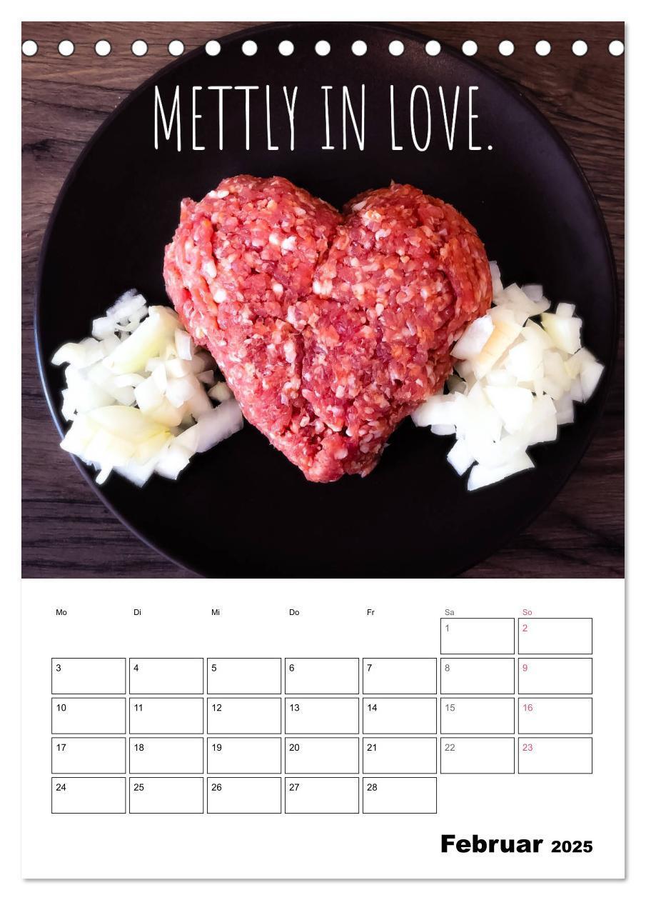 Bild: 9783435949434 | Mettkalender - Spread Some Mett. (Tischkalender 2025 DIN A5 hoch),...