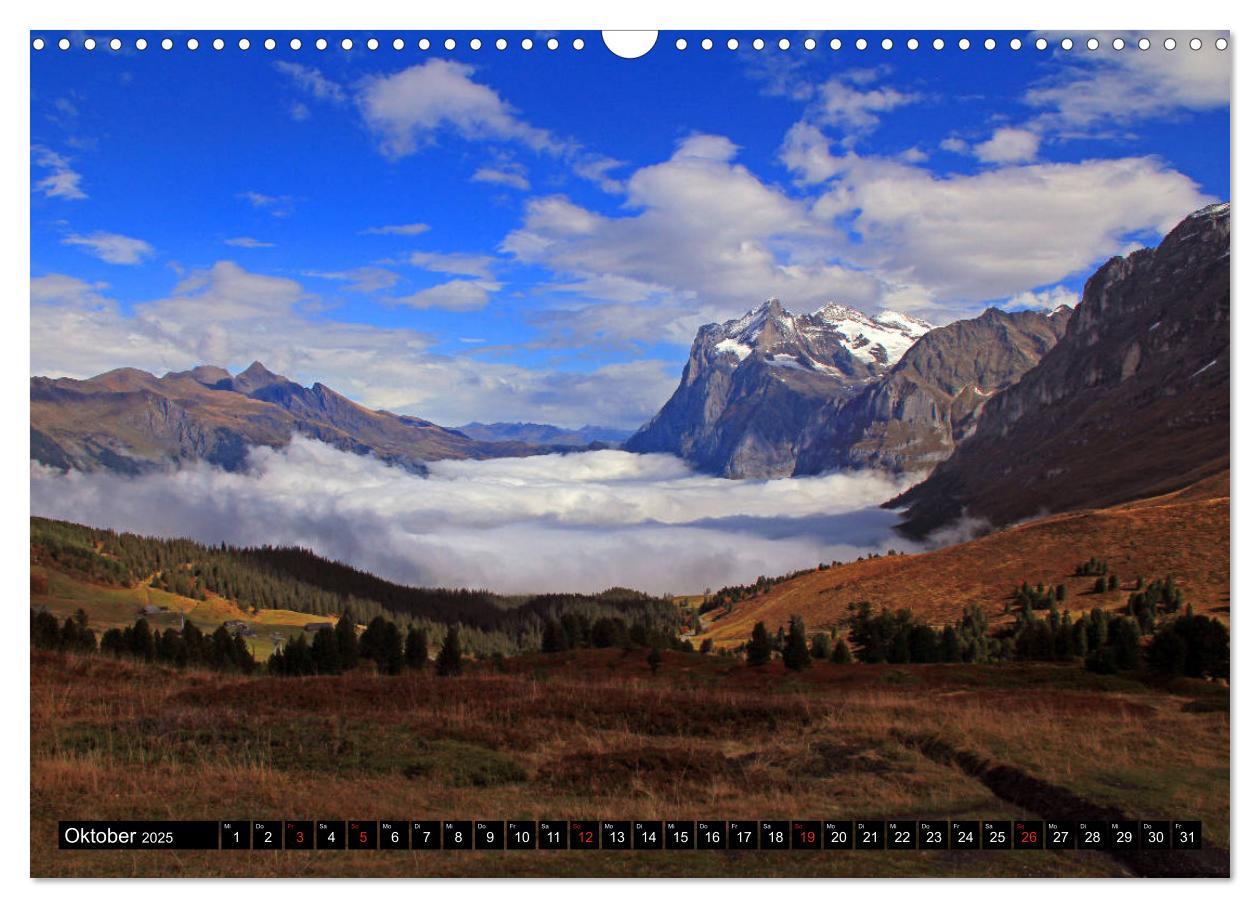 Bild: 9783435270736 | Berge im Berner Oberland (Wandkalender 2025 DIN A3 quer), CALVENDO...