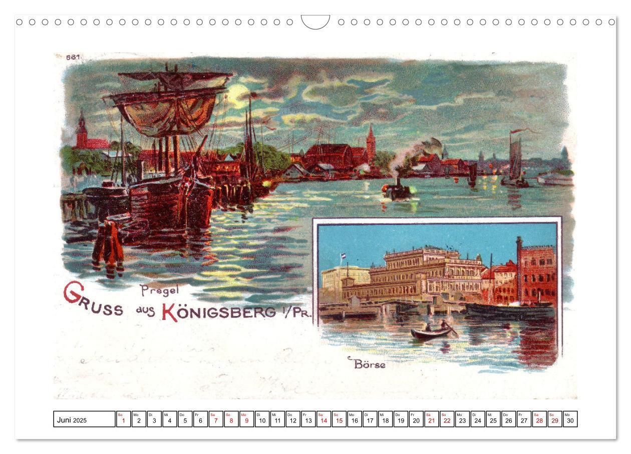 Bild: 9783435326150 | Gruss aus Königsberg (Wandkalender 2025 DIN A3 quer), CALVENDO...