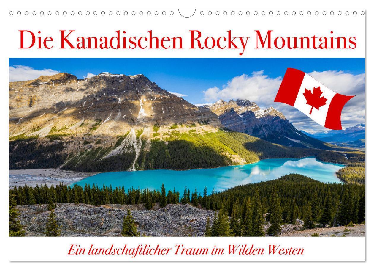 Cover: 9783435092031 | Die Kanadischen Rocky Mountains (Wandkalender 2025 DIN A3 quer),...