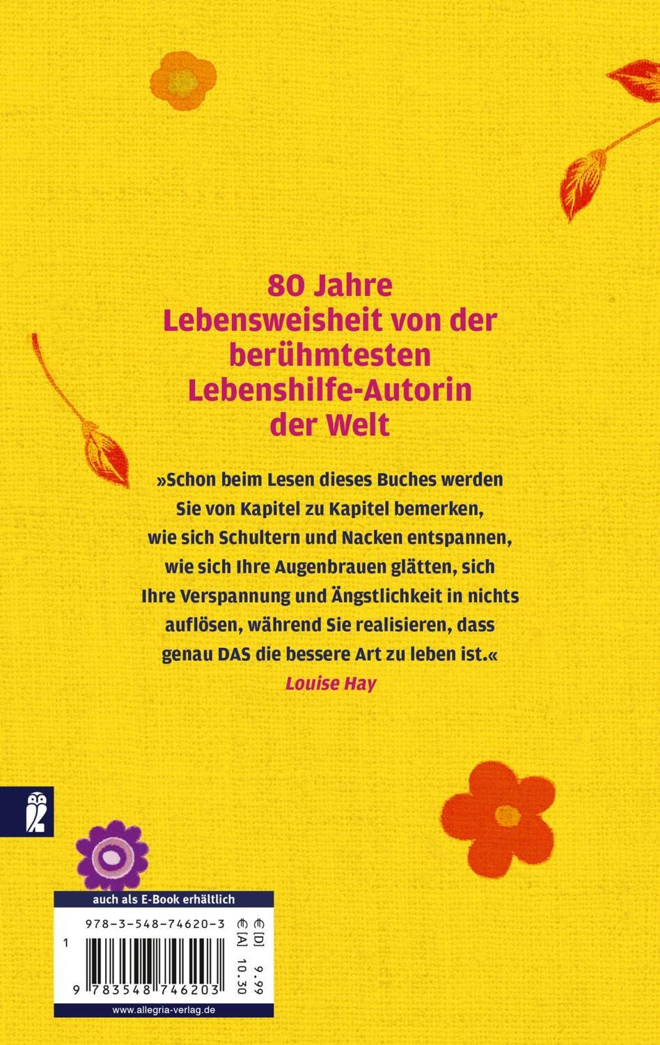 Rückseite: 9783548746203 | Ist das Leben nicht wunderbar! | Louise Hay (u. a.) | Taschenbuch