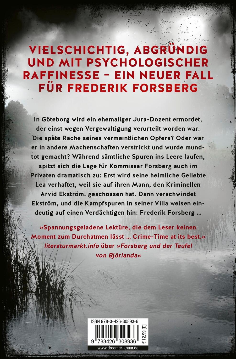 Rückseite: 9783426308936 | Forsberg und die Schatten von Trollhättan | Ein Schweden-Krimi | Buch