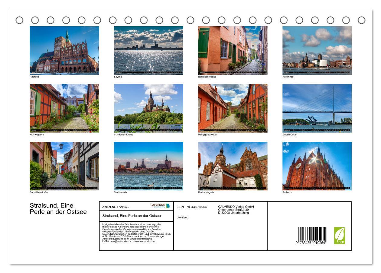 Bild: 9783435010264 | Stralsund, Eine Perle an der Ostsee (Tischkalender 2025 DIN A5...