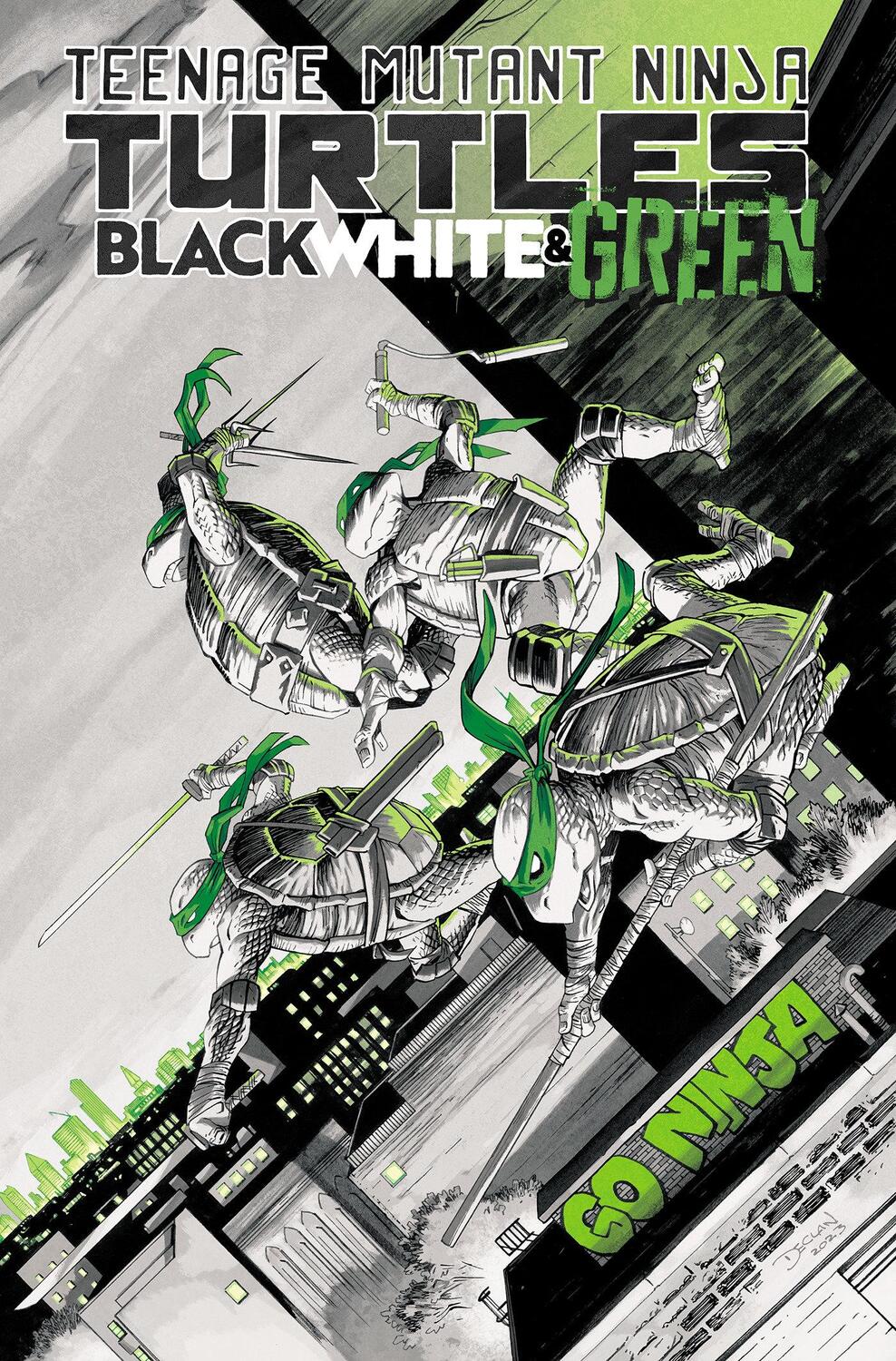 Cover: 9798887241579 | Teenage Mutant Ninja Turtles: Black, White, and Green | Baker (u. a.)