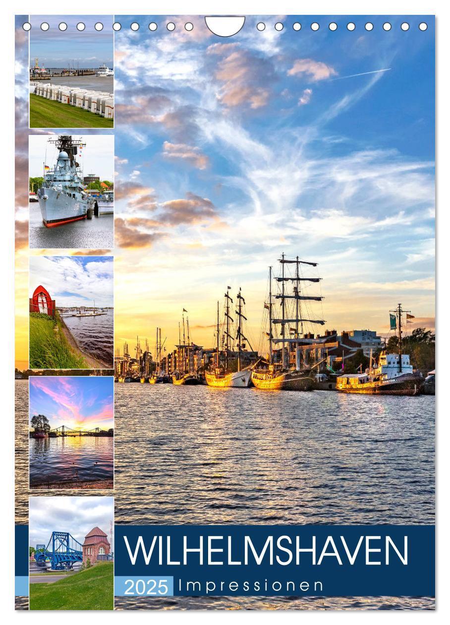 Cover: 9783435969678 | Wilhelmshaven Impressionen (Wandkalender 2025 DIN A4 hoch),...