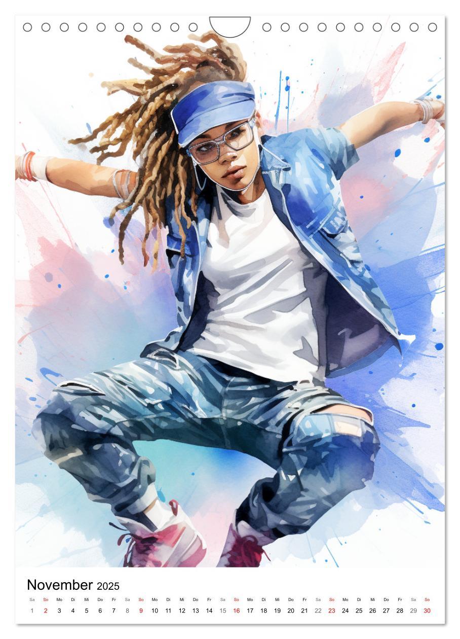 Bild: 9783435860838 | Hip Hop Girls. Rhythmic Expressions (Wandkalender 2025 DIN A4...