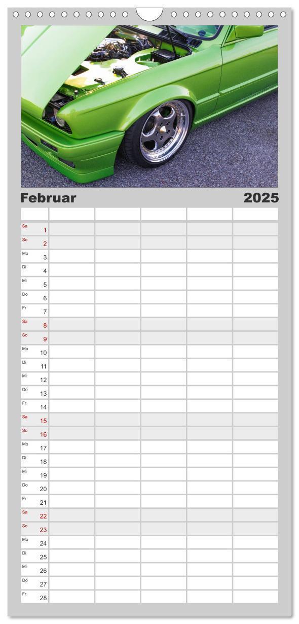 Bild: 9783457115619 | Familienplaner 2025 - Tuning Power mit 5 Spalten (Wandkalender, 21...