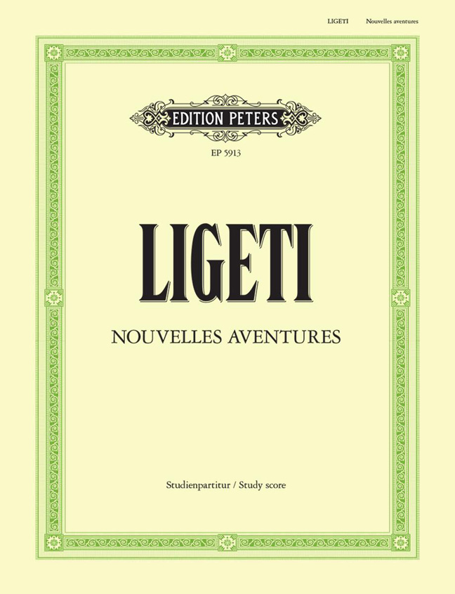 Cover: 9790014041687 | Nouvelles Aventures | György Ligeti | Partitur | Edition Peters