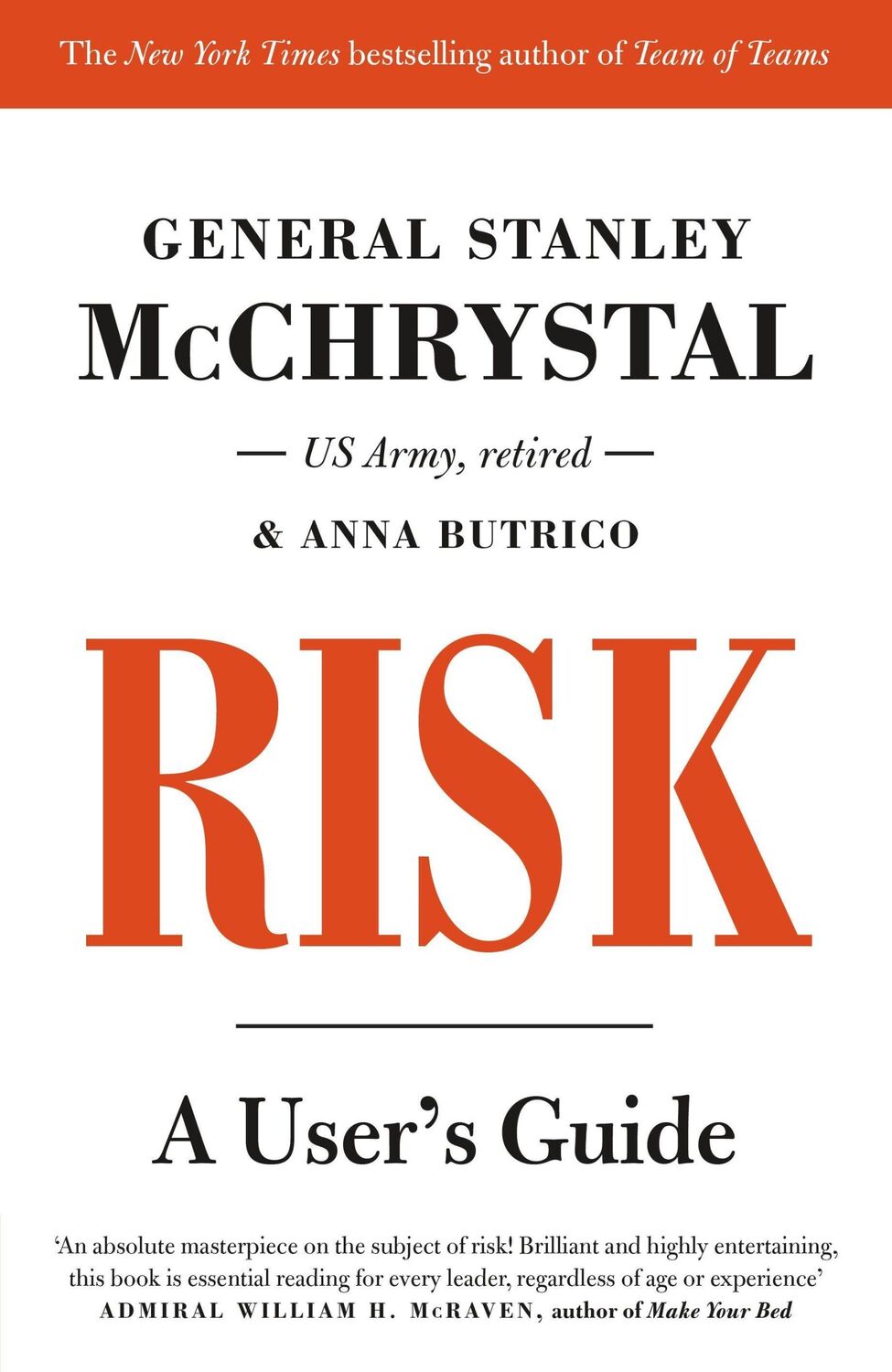 Cover: 9780241481929 | Risk | A User's Guide | General Stanley McChrystal | Buch | Gebunden