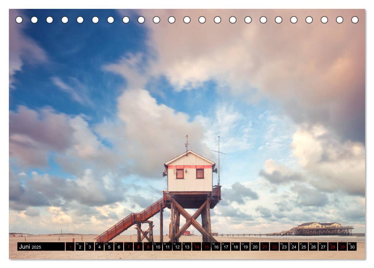 Bild: 9783435217892 | Sankt Peter Ording Sandstrand (Tischkalender 2025 DIN A5 quer),...