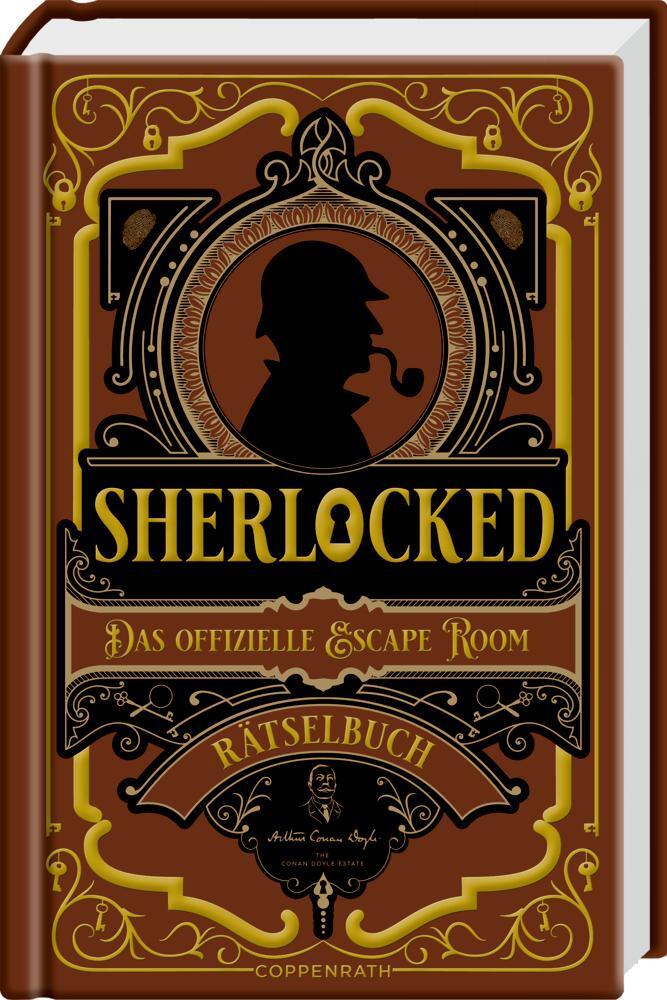 Cover: 9783649642213 | Sherlocked | Das offizielle Escape Room Rätselbuch | Tom Ue (u. a.)