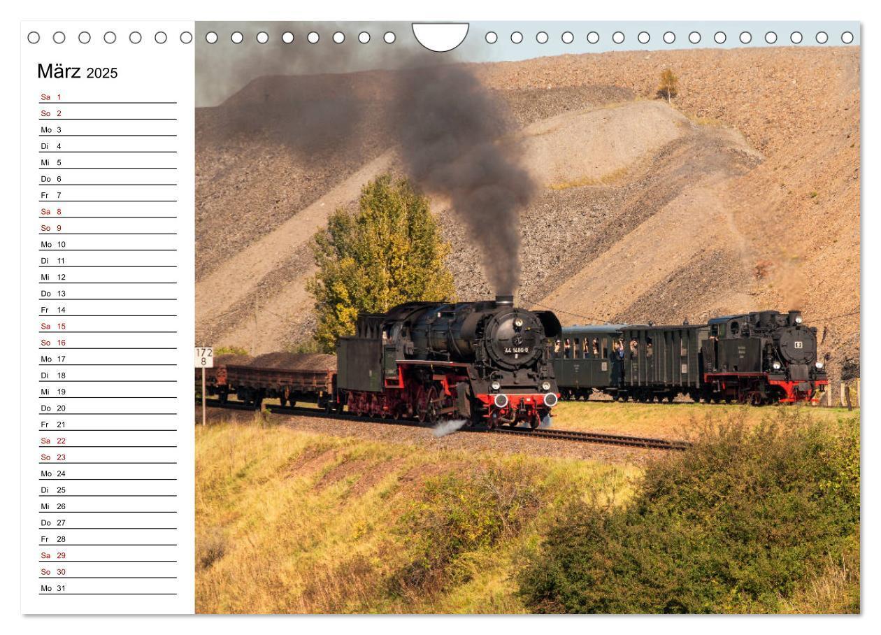 Bild: 9783435217847 | Die Mansfelder Bergwerksbahn (Wandkalender 2025 DIN A4 quer),...