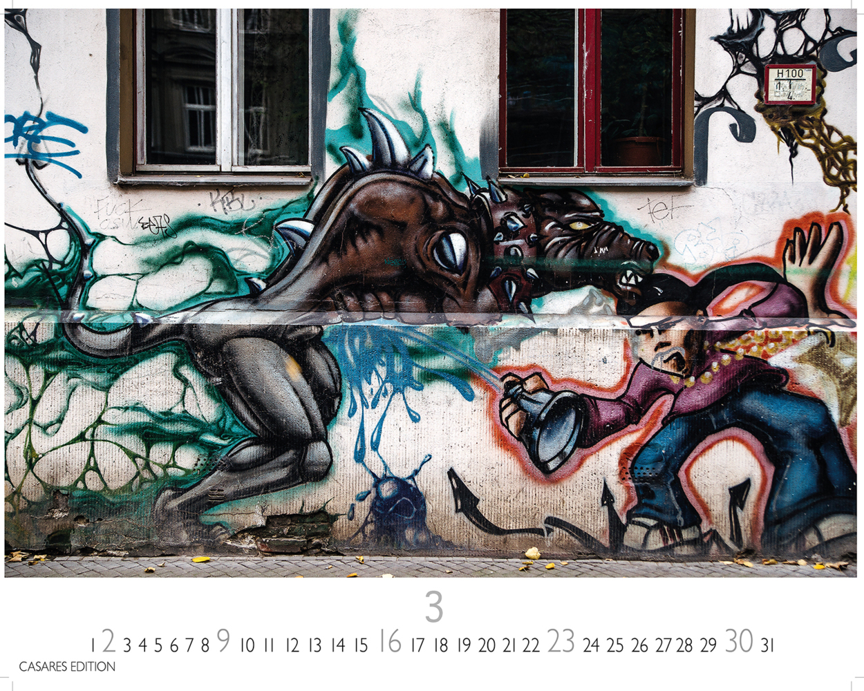 Bild: 9781835240946 | Berlin Street Art 2025 L 35x50cm | Kalender | 14 S. | Deutsch | 2025